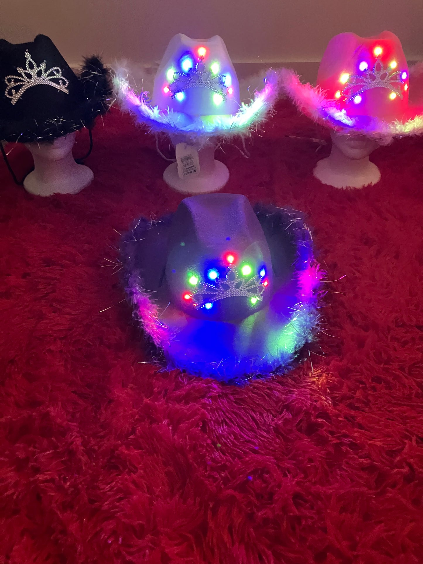 Cowgirl Light up Hats