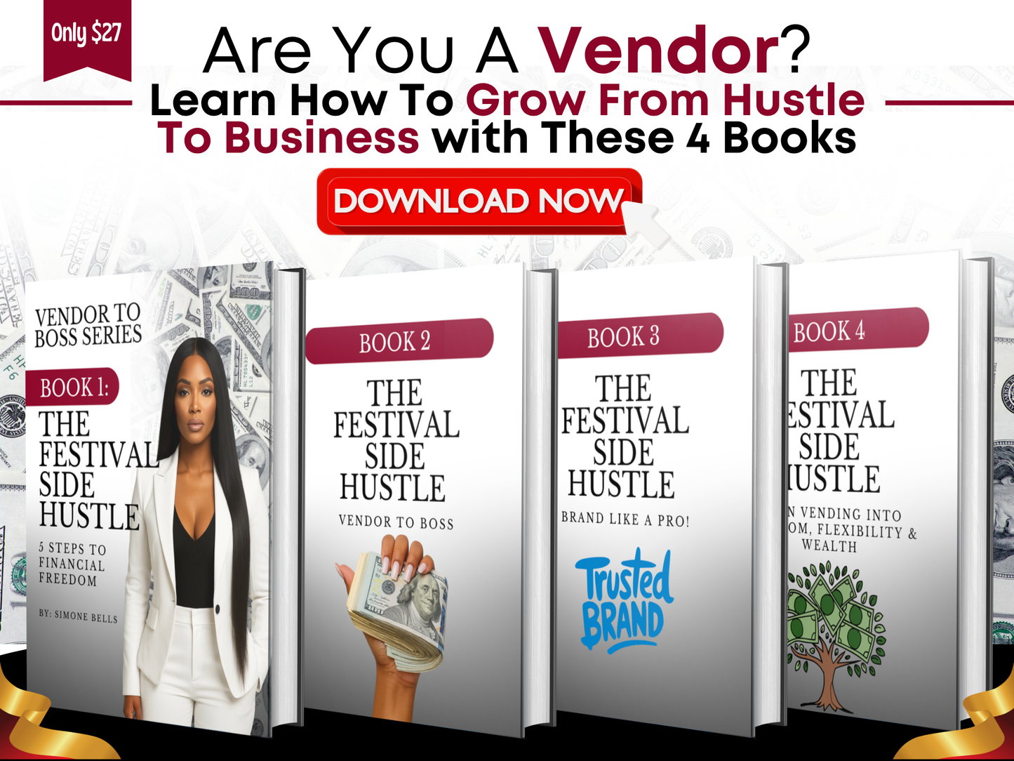 Are You A Vendor? Grow From Hustle 2 Business With These 4 Books (4 eBook Download)