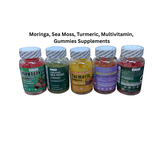 Assorted Herbal Organic Supplements