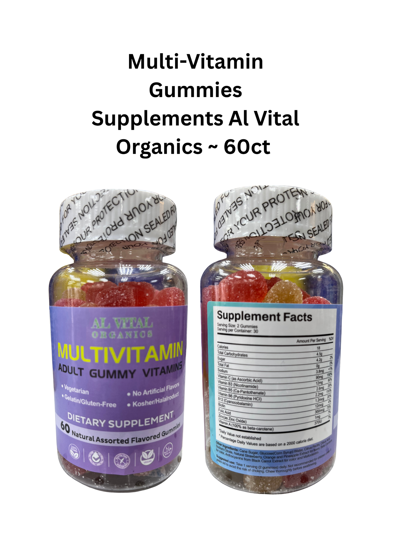 Assorted Herbal Organic Supplements